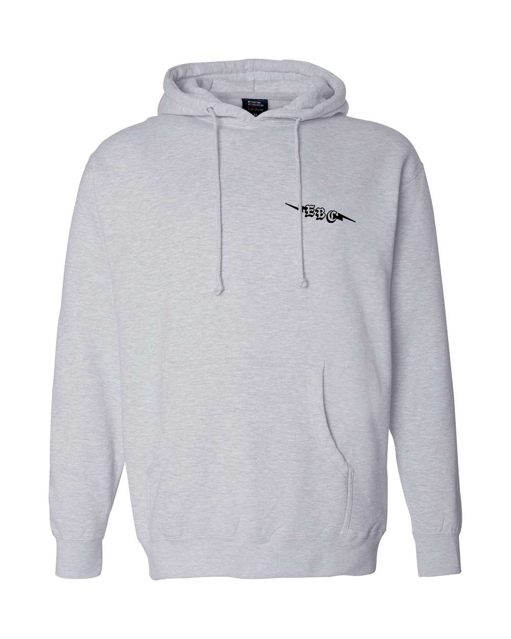 EBC BLOCK HOODIE: GREY/BLACK